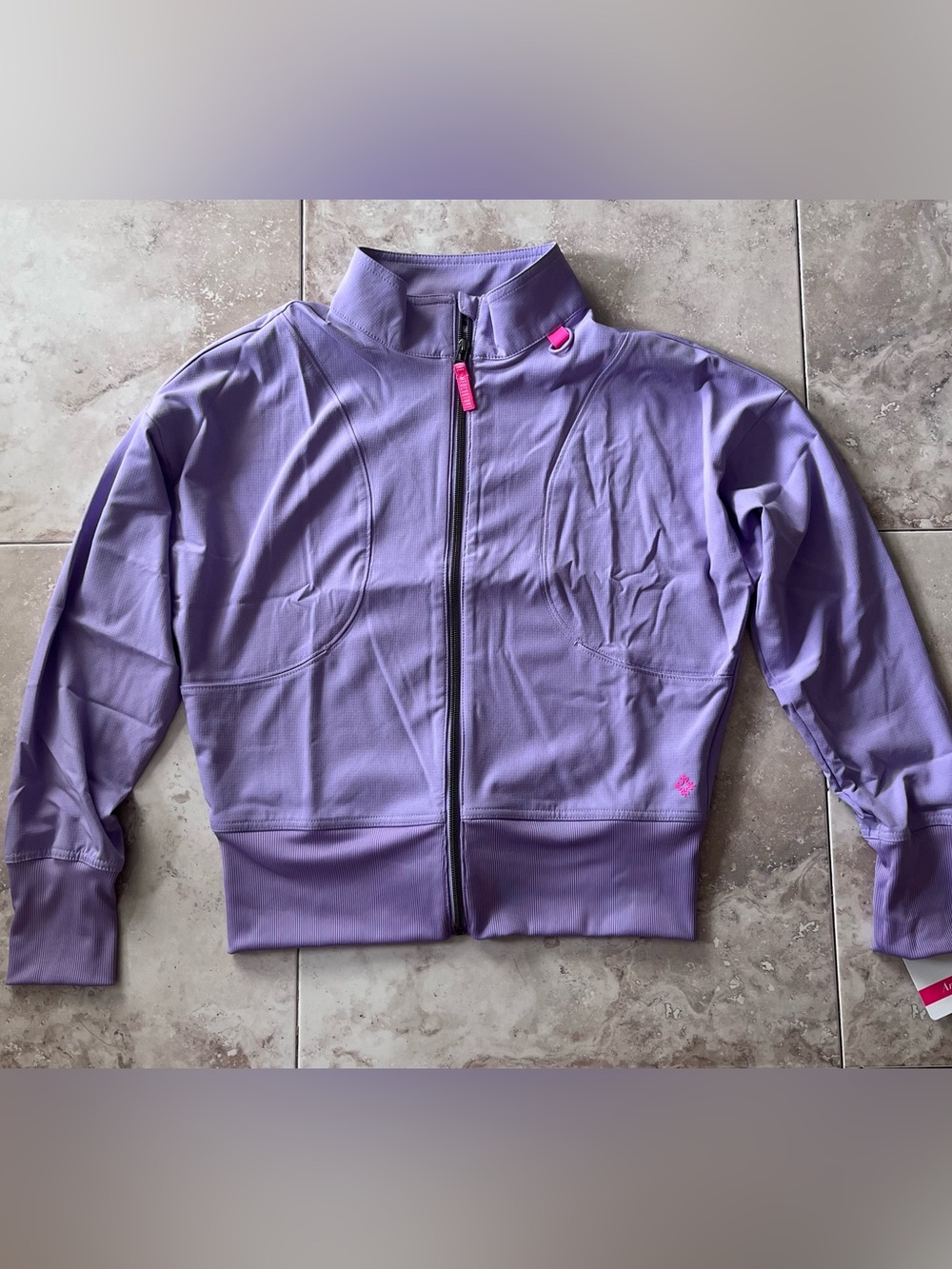 Med Couture Amp Women's 2-Pocket STRETCH Zip Front Warm Up Scrub Jacket